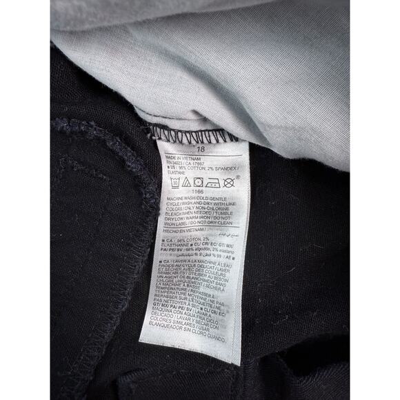 Old Navy Flare High Rise Pants Size 18 Womens Black Business Casual B610 - Picture 5 of 9